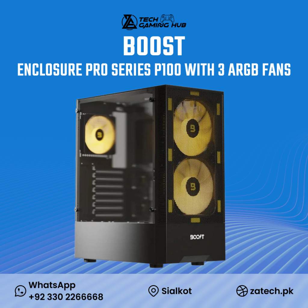 Boost Enclosure Pro Series P100, a PC gaming case – ZA Tech's & Gaming Hub
