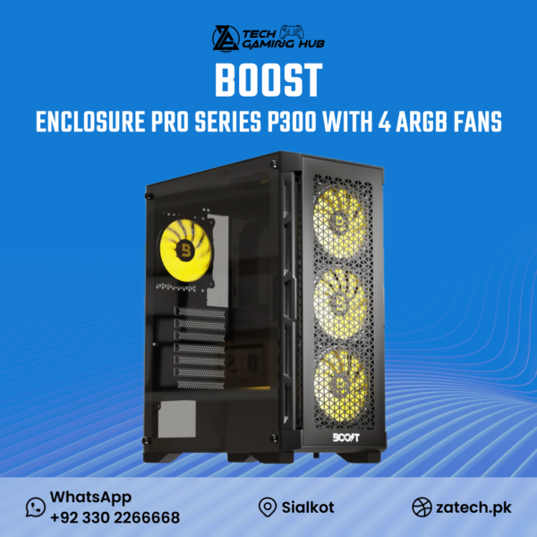 Boost Enclosure Pro Series P300, a PC gaming casing.