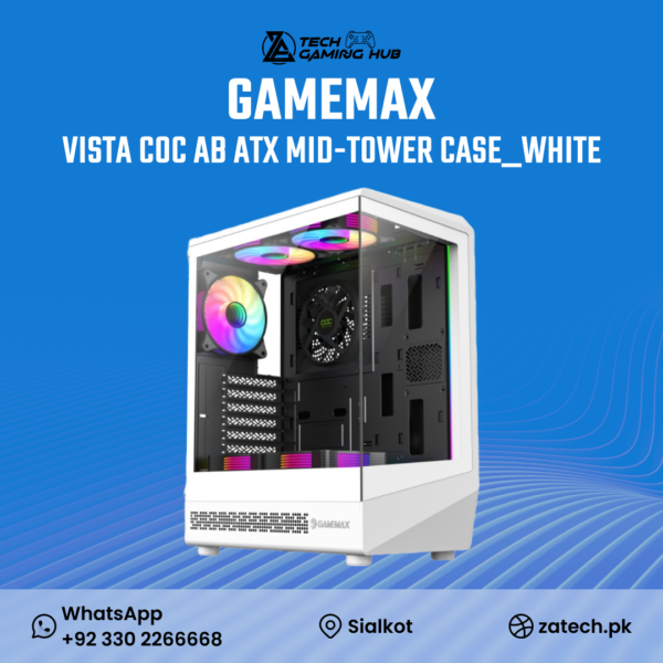 GameMax Vista COC AB Mid-Tower PC Case.