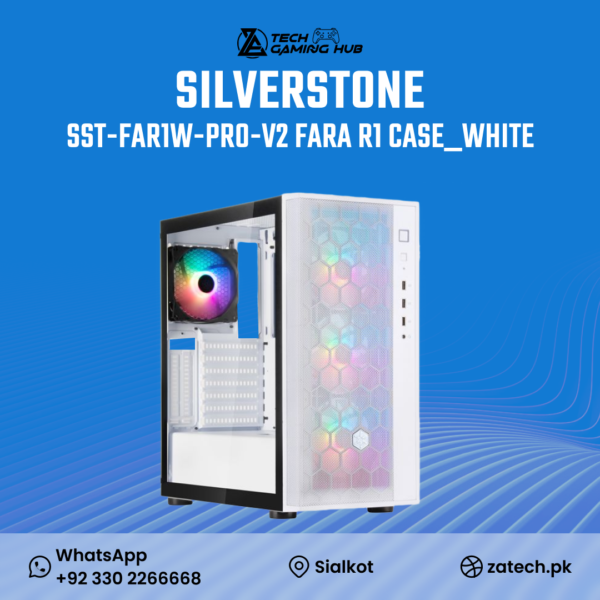 SilverStone FARA R1 PRO V2, a white ATX mid-tower computer case