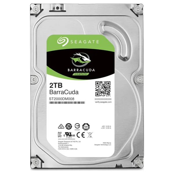 Seagate BarraCuda Internal Hard Drive 2TB