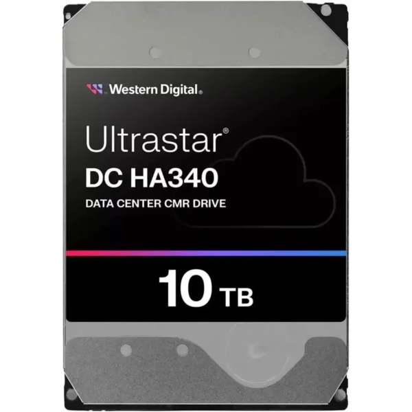 WD Ultrastar DC HA340 Data Center HDD, 10TB, SATA, 3.5-Inch, Up To 267MB/s, 7200 RPM, 0B47062