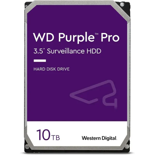 WD Purple Pro 10TB Surveillance Hard Drive HDD | Internal SATA, 256 MB Cache
