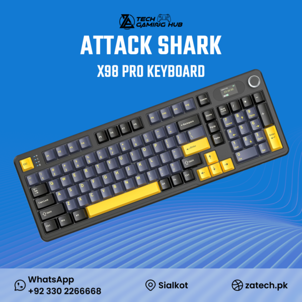 Attack Shark X98 Pro wireless mechanical gaming keyboard,