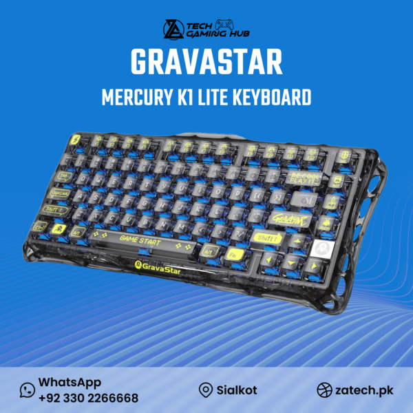 GravaStar Mercury K1 Lite Mechanical Gaming Keyboard.