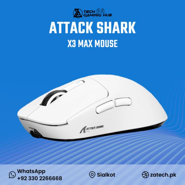 ATTACK SHARK X3 wireless gaming mouse.