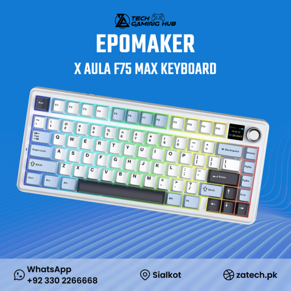 EPOMAKER x AULA F75 Max, a 75% layout mechanical gaming keyboard
