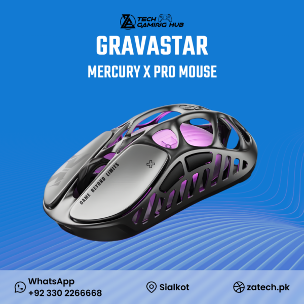 Gravastar Mercury X Pro wireless gaming mouse,