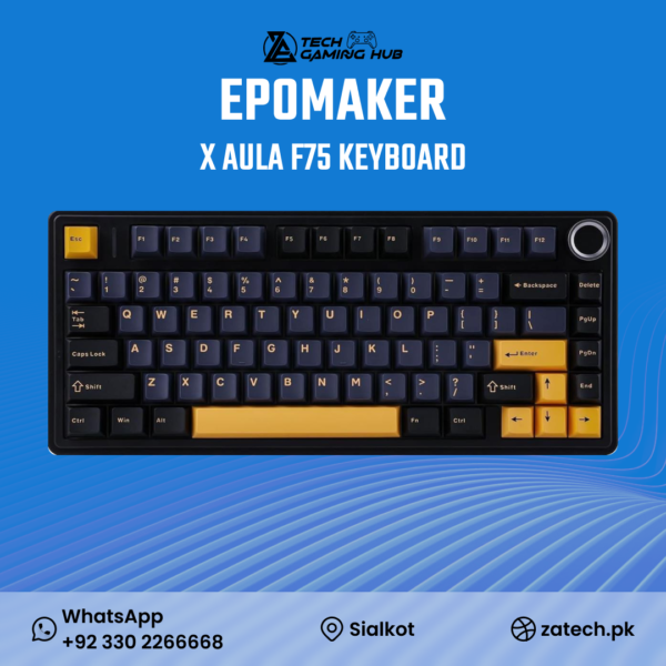 Epomaker x Aula F75 is a compact 75% layout wireless mechanical gaming keyboard