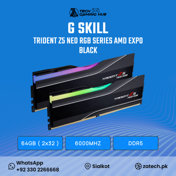 G.SKILL Trident Z5 Neo RGB DDR5 memory kit.