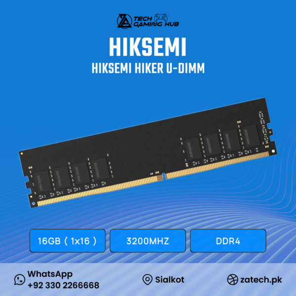 HikSemi Hiker 16GB DDR4 3200MHz U-DIMM Desktop Memory module.