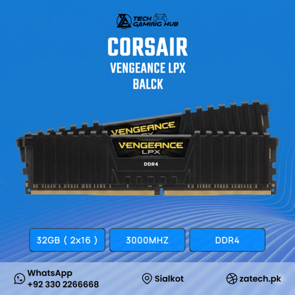 Corsair Vengeance LPX DDR4 desktop memory.