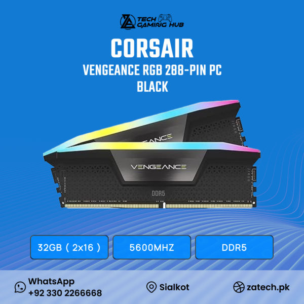 Corsair Vengeance RGB DDR5 32GB (2x16GB) RAM kit.