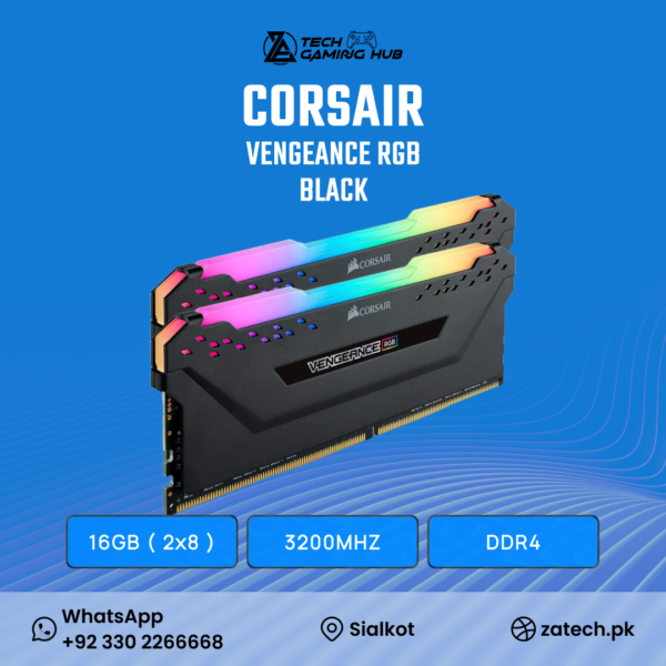 Corsair Vengeance RGB Pro DDR4 RAM memory kit.