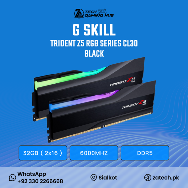 G.SKILL Trident Z5 RGB Series DDR5 RAM kit designed for desktop computers.