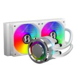 Lian Li Galahad 240 ARGB AIO Liquid CPU Cooler – White - Image 2