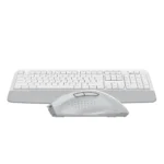 A4Tech Fstyler FG2500S Plus 2.4G Multimedia Wireless Keyboard Mouse Combo Set (FGK20+FG55S Plus Silent Click) - White - Image 2