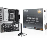 ASUS PRIME B840M-A WIFI-CSM DDR5 AM5 micro-ATX Motherboard Supports AMD Ryzen 7000/8000/9000 Series Processors