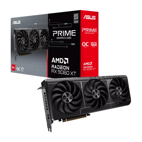 ASUS Prime Radeon RX 9060 XT 16GB GDDR6 OC Gaming Graphics Card