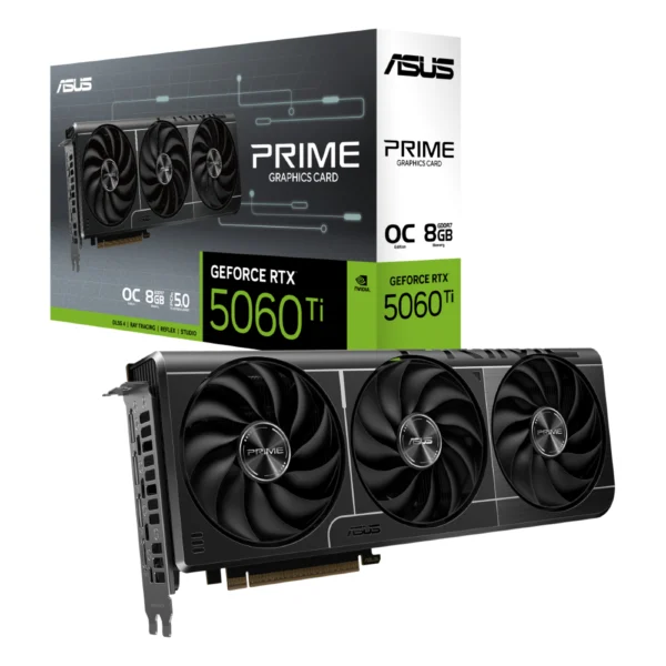 ASUS PRIME GeForce RTX 5060 Ti 8GB GDDR7 OC Gaming Graphics Card