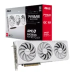ASUS PRIME Radeon RX 9070 XT 16GB GDDR6 OC Gaming Graphics Card – White