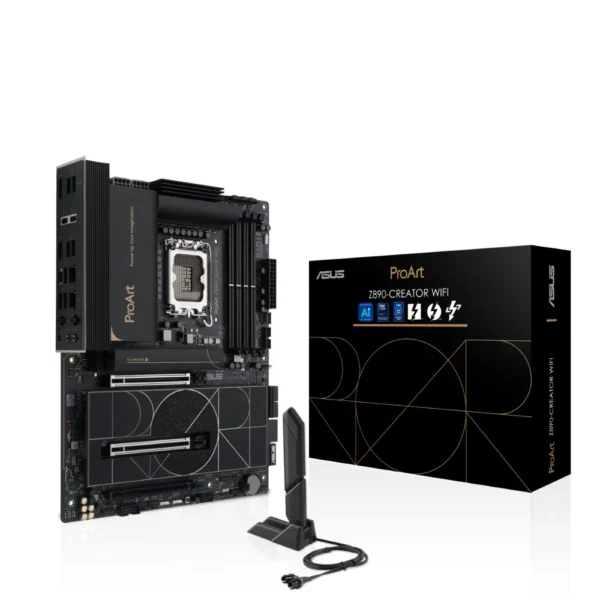 ASUS ProArt Z890-CREATOR WIFI DDR5 LGA1851 ATX Motherboard Supports Intel Core Ultra Processors