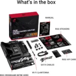 ASUS ROG Crosshair X870E Hero WiFi AM5 ATX Motherboard, Advanced AI PC Ready, 18+2+2 Power Stages, DDR5, PCIe 5.0, 5x M.2, Wi-Fi 7, USB4, AI Overclocking, Core Flex, PCIe Slot Q-Release Slim - Image 4