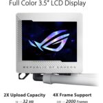 ASUS ROG RYUJIN III 360 ARGB Extreme AIO CPU Liquid Cooler, AMD Ryzen 9000 & Intel Core Ultra Ready, Asetek Gen8 V2 Pump, High Airflow & Static Pressure Magnetic Fans – White Edition - Image 3