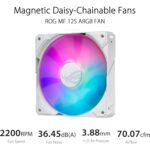 ASUS ROG RYUJIN III 360 ARGB Extreme AIO CPU Liquid Cooler, AMD Ryzen 9000 & Intel Core Ultra Ready, Asetek Gen8 V2 Pump, High Airflow & Static Pressure Magnetic Fans – White Edition - Image 2