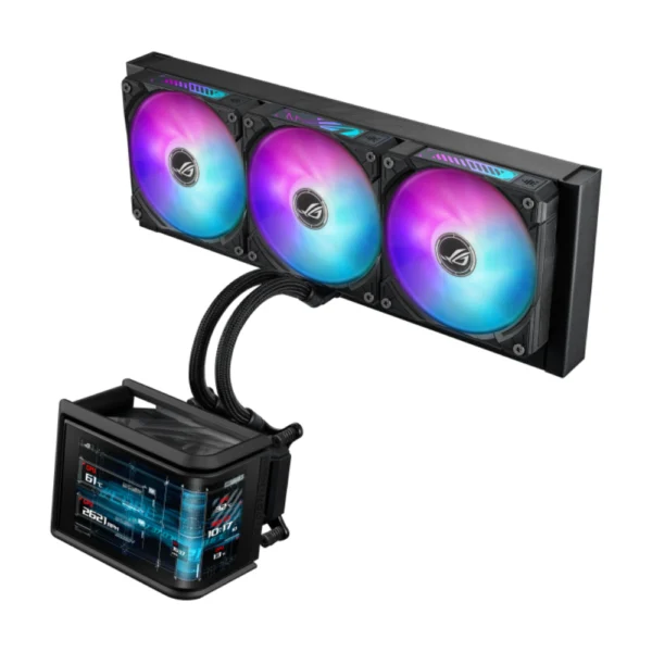 ASUS ROG Ryuo IV SLC 360 ARGB LCD AIO CPU Liquid Cooler