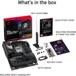 ASUS ROG Strix X870-F Gaming WiFi AM5 ATX Motherboard, 16+2+2 power stages, DDR5, 4x M.2 slots, PCIe 5.0, WiFi 7, USB 10G w/PD 3.0 up to 30W - Image 2