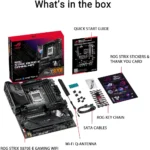 ASUS ROG Strix X870E-E Gaming WiFi AM5 ATX Motherboard, 18+2+2 Power Stages, Dynamic OC Switcher, Core Flex, DDR5 AEMP, WiFi 7, 5x M.2, PCIe 5.0, Q-Release Slim, USB4, AI OCing & Networking - Image 2