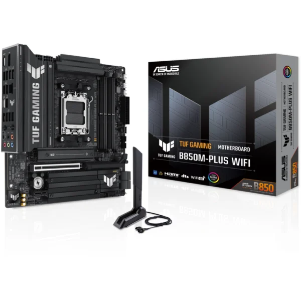 ASUS TUF GAMING B860-PLUS WIFI DDR5 LGA1851 ATX Motherboard Supports Intel Core Ultra Processors
