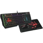 Bloody B1700 NEON Gaming Combo, B140-NEON Keyboard, ES7-RGB E SPORTS Mouse, BP-50M Mouse pad