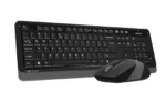 A4Tech Fstyler FG1010S 2.4G Wireless Keyboard & Mouse Combo - Grey - Image 3