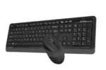 A4Tech Fstyler FG1010S 2.4G Wireless Keyboard & Mouse Combo - Grey - Image 2