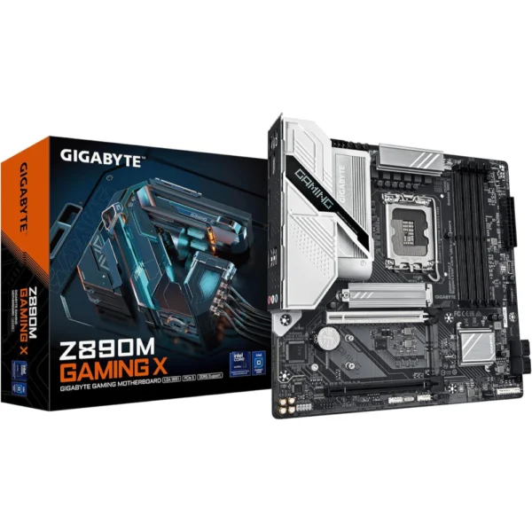 GIGABYTE Z890M Gaming X LGA1851 DDR5 Motherboard, Support for the Intel Core Ultra Processors (Series2)