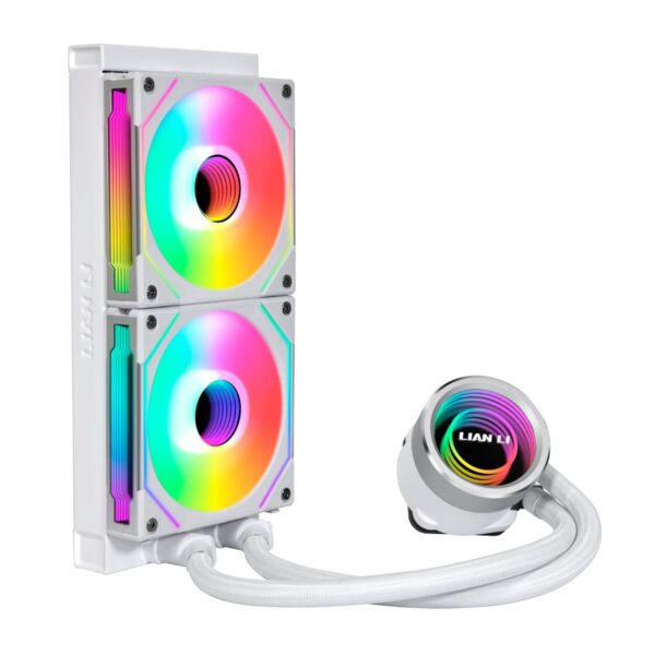 Lian Li GA2T24INW Galahad II Trinity 240 AIO CPU Liquid Cooler 240mm SL-INF Fans – White