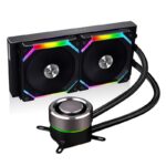 Lian Li Galahad 240 AIO ARGB Liquid CPU Cooler – UNI Fan SL120 Edition – Black