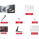 MSI B760M Project Zero WiFi Gaming Motherboard (Support 14th/13th/12th Gen Intel Processors, LGA 1700, DDR5, PCIe 5.0, M.2 Slots, 2.5Gbps LAN, USB 3.2 Gen2, HDMI/DP, Wi-Fi 6E, Bluetooth 5.3, mATX) - Image 6