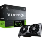 MSI Gaming GeForce RTX 5070 12G VENTUS 2X OC Graphics Card