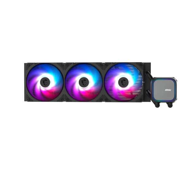 MSI MAG CORELIQUID A13 360 AIO ARGB CPU Liquid Cooler – 360mm Radiator – LGA 1700/1851/AM5/AM4 Compatible – Triple 120mm ARGB PWM Fans