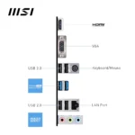 MSI PRO B760M-E DDR5 Motherboard, Micro-ATX – Supports Intel 14th, 13th & 12th Core Processors, LGA 1700 – DDR5 Memory Boost 5600MHz, PCIe 4.0 x16 Slot, M.2 Gen4 Slot - Image 6