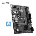 MSI PRO H610M-E DDR5 Motherboard, Micro-ATX – Supports Intel 12th Gen Core Processors, LGA 1700-2 x DIMMs (3200MHz), 1x PCIe 4.0 x16 Slot, 1 x M.2 Gen3, USB 3.2 Gen1, 1G LAN, HDMI 1.4 & VGA - Image 4