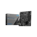 MSI PRO H610M-S DDR4 Motherboard, Micro-ATX – Support 14th/13th/12th Gen Intel Core Processors, LGA 1700, 1x PCIe 4.0 x16 Slot, 1 x M.2 Gen3, USB 3.2 Gen1, 1G LAN, HDMI 1.4 & VGA
