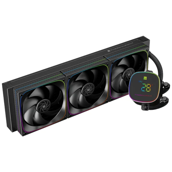 Thermalright Frozen Horizon 360 Digital ARGB CPU Liquid Cooler, Compatible with LGA115X/1200/1700/1851, AM4/AM5 – Black